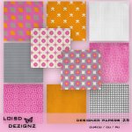 Designer Papers 25 - Mixed Pattern