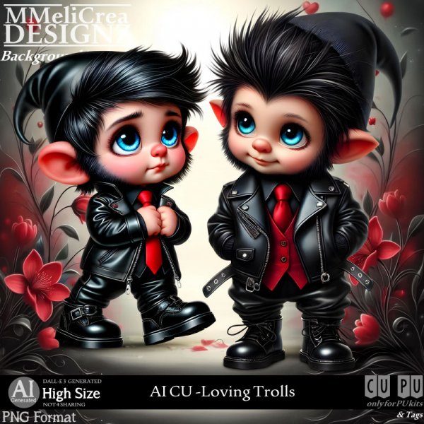 AI - CU Loving Trolls (CU4PU/PNG) - Click Image to Close