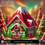 AI - Wrapped Christmas - CU001 (CU4PU/PNG/PACK)