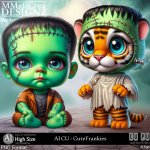 AI - CU Cute Frankies (CU4PU / PNG)