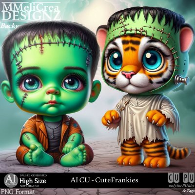 AI - CU Cute Frankies (CU4PU / PNG)