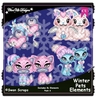 Winter Pets Elements CU/PU Pack 6