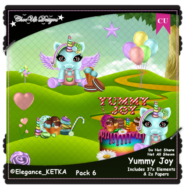 Yummy Joy Elements CU/PU Pack 6 - Click Image to Close