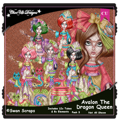 Avalon The Dragon Queen CU/PU Pack 3