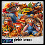 Picnic in the forest