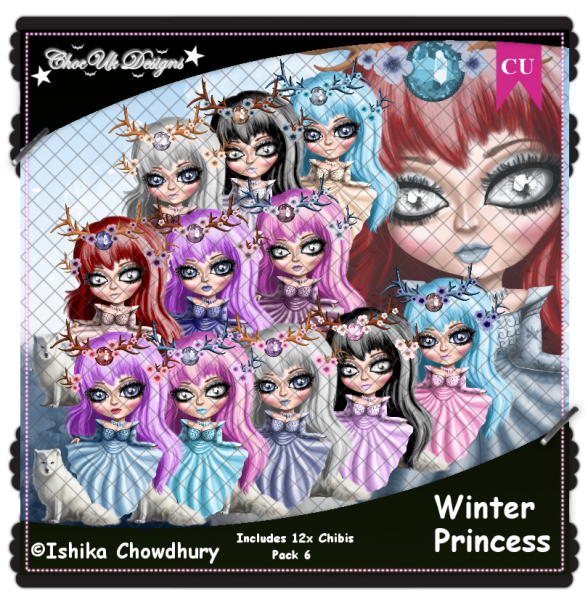 Winter Princess CU/PU Pack 6 - Click Image to Close