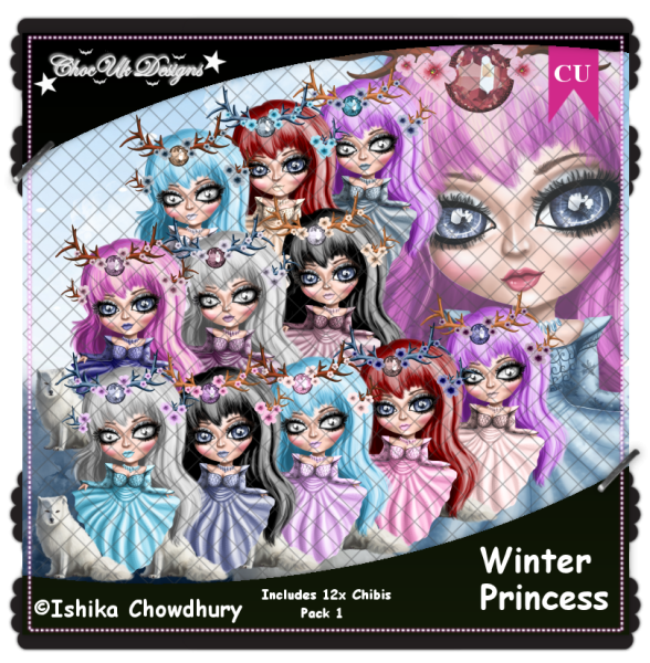 Winter Princess CU/PU Pack 1 - Click Image to Close