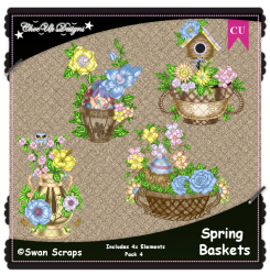 Spring Baskets Elements CU/PU Pack 4