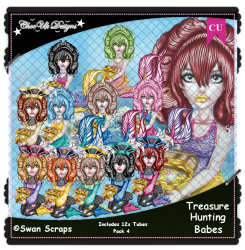 Treasure Hunting Babes CU/PU Pack 4