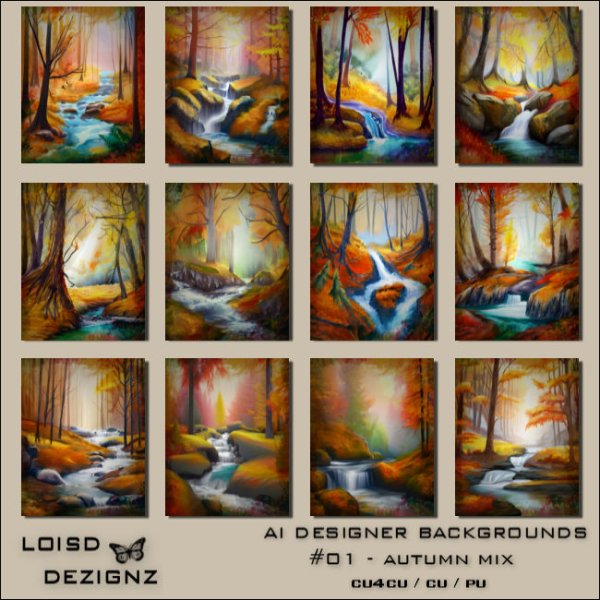 AI Designer Backgrounds 01 - Autumn - cu4cu/cu/pu - Click Image to Close