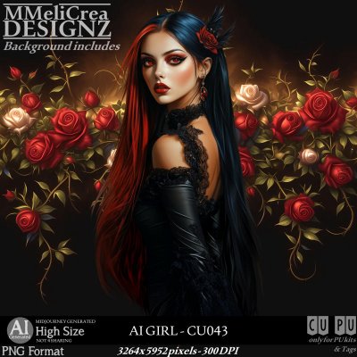 AI - GIRL CU043 (CU4PU/PNG)