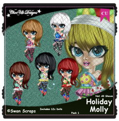 Holiday Molly CU/PU Pack 1 Holiday Molly CU/PU Pack 1