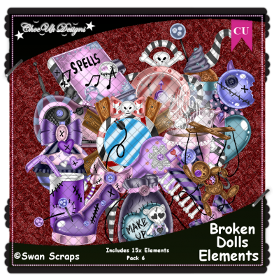 Broken Dolls Elements CU/PU Pack 6