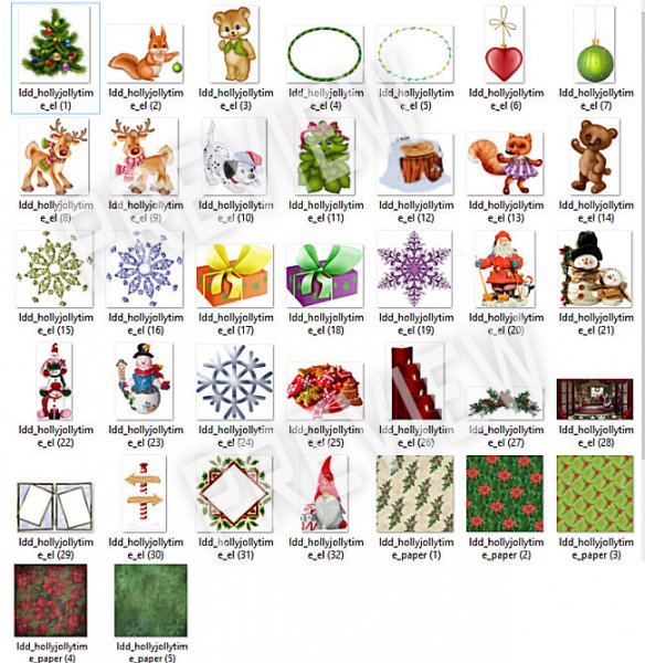 Holly Jolly Christmas - CU/PU - Click Image to Close