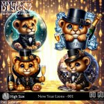 AI - New Year Lions - CU001 (CU4PU/PNG)