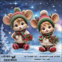 AI Tube 47 Christmas Mice - cu4cu/cu/pu