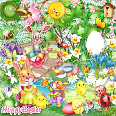 Hoppy Easter by Lemur Designs