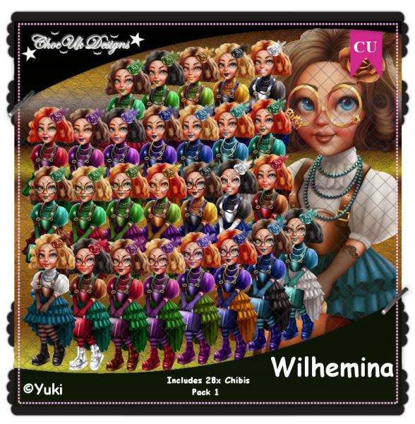 Wilhemina CU/PU Pack 1 - Click Image to Close