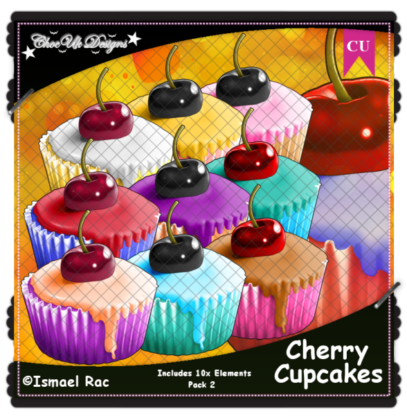 Cherry Cupcakes CU/PU Pack 2 - Click Image to Close