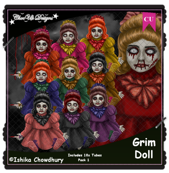 Grim Doll CU/PU Pack 1 - Click Image to Close