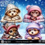 AI - Close Up Animals - CU001 (CU4PU/PNG)