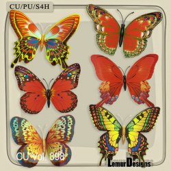 CU Vol. 898 Butterfly by Lemur Designs