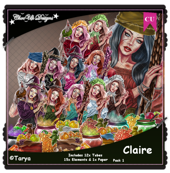 Claire CU/PU Pack 1 - Click Image to Close