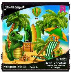 Hello Vacation Elements CU/PU Pack 6