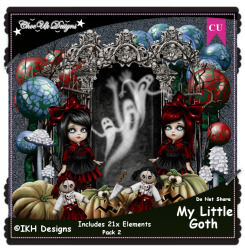 My Little Goth Elements CU/PU Pack 2