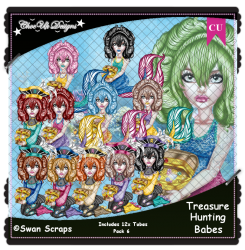 Treasure Hunting Babes CU/PU Pack 6