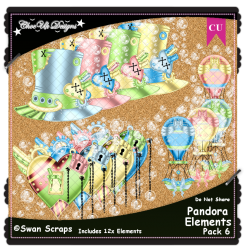 Pandora Elements CU/PU Pack 6