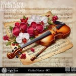 AI - Violin Notes - CU001 (CU4PU/PNG/PACK)