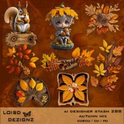 AI Designer Stash 288 - Autumn Mix - CU4CU/CU/PU AI Designer Stash 288 - Autumn Mix - CU4CU/CU/PU