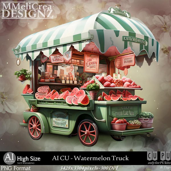 AI - CU Watermelon Truck (CU4PU/PNG) - Click Image to Close