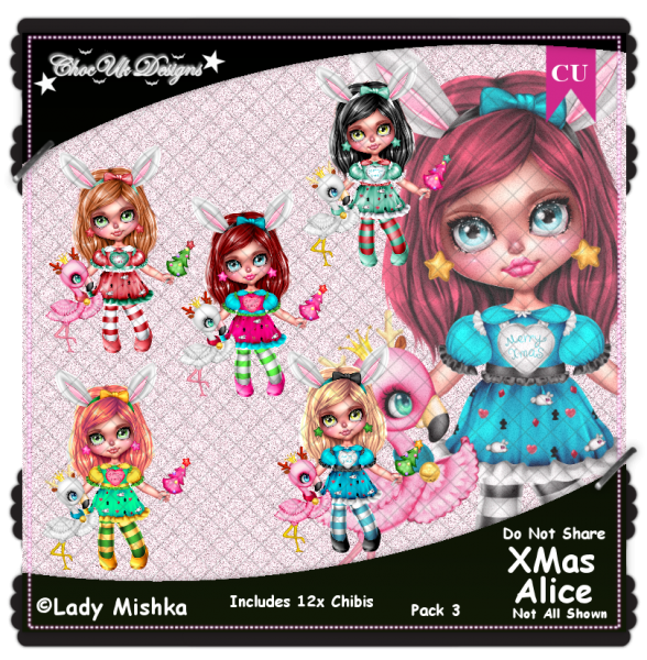 XMas Alice CU/PU Pack 3 - Click Image to Close