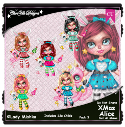 XMas Alice CU/PU Pack 3