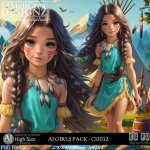 AI - GIRLS PACK CU012 (CU4PU/PNG)