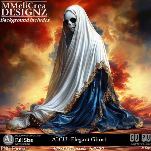 AI - CU Elegant Ghost (CU4PU/PNG) - Click Image to Close