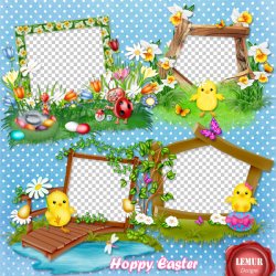 Hoppy Easter Clusters by Lemur Designs