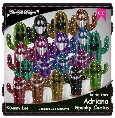 Adriana Spooky Cactus Elements CU/PU