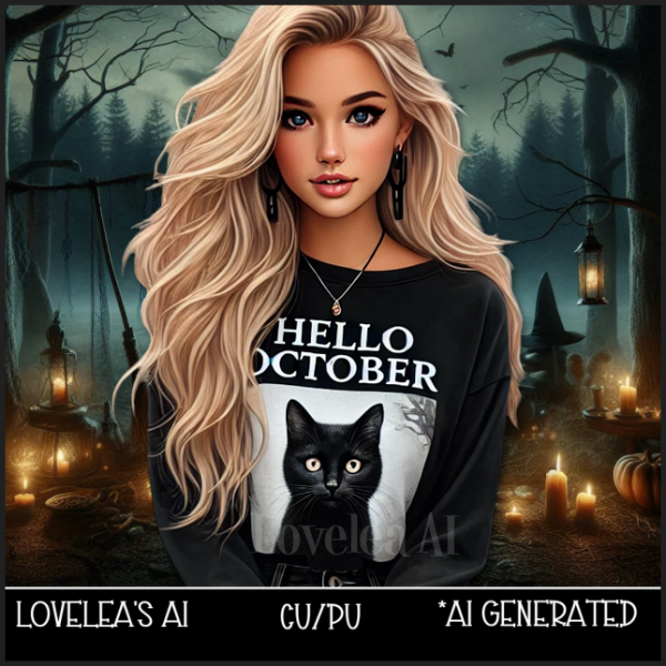 HELLO OCTOBER HALLOWEEN 2A - Click Image to Close