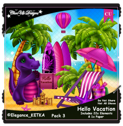 Hello Vacation Elements CU/PU Pack 3