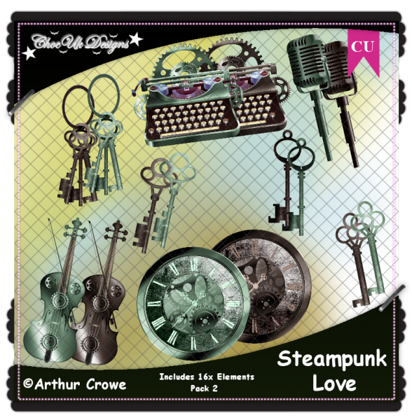 Steampunk Love CU/PU Pack 2 - Click Image to Close