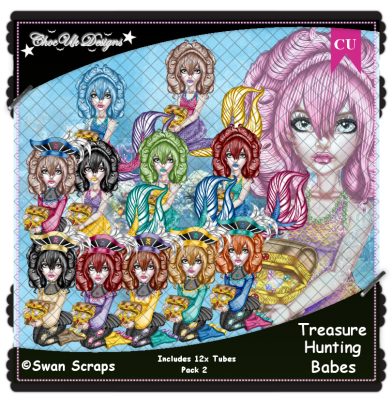 Treasure Hunting Babes CU/PU Pack 2