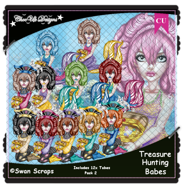 Treasure Hunting Babes CU/PU Pack 2 - Click Image to Close