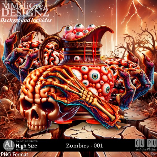 AI - Zombies - CU001 (CU4PU/PNG) - Click Image to Close