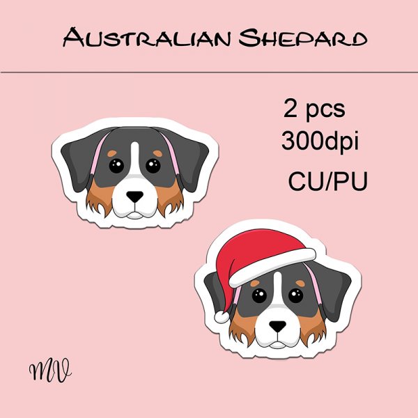 Aussie Shepard Stickers - Click Image to Close