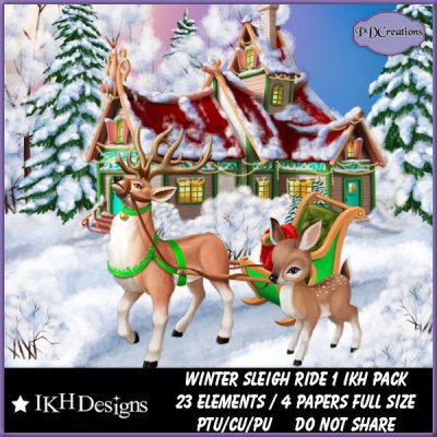 Winter Sleigh Ride 1 IKH Pack