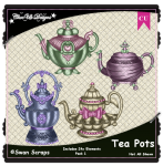 Tea Pots Elements CU/PU Pack