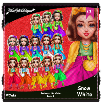 Snow White CU/PU Pack 4